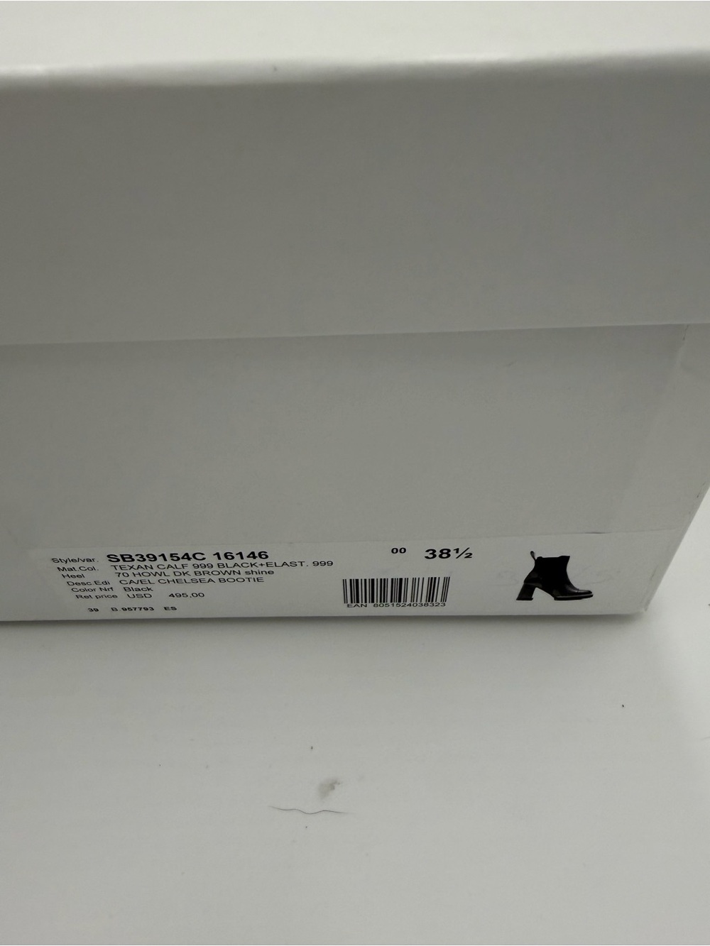 See By Chloé Shearling Lined Leather Chelsea Heeled Boot 38.5 like new - Picture 9 of 13
